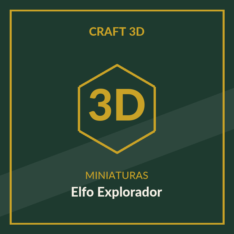 Miniatura 3D — Elfo Explorador