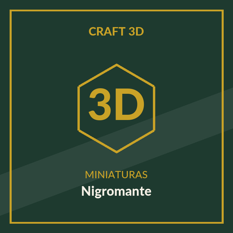 Miniatura 3D — Nigromante